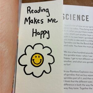 Happy Flower bookmark